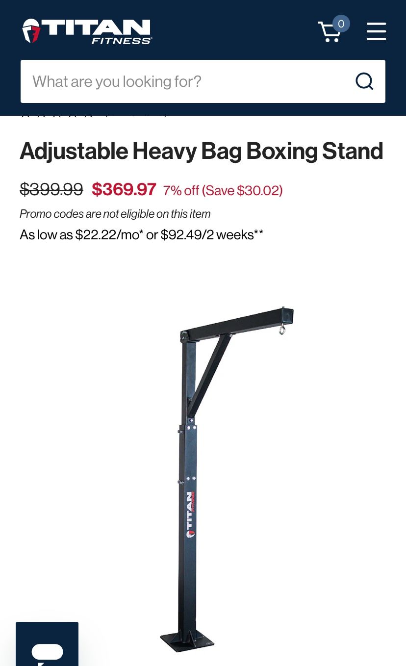 Titan Punching Bag Stands