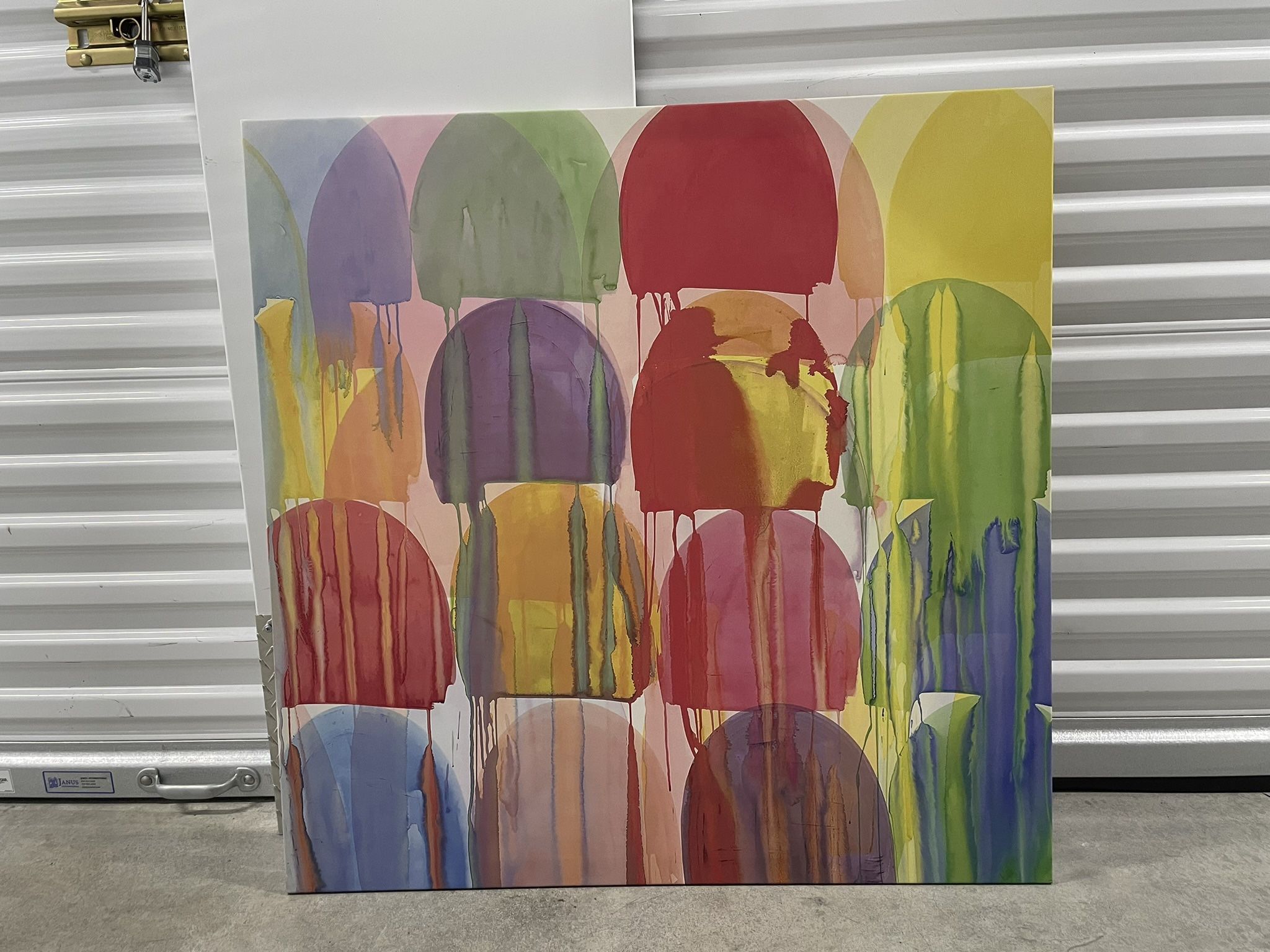 Giant Colorful Canvas Art LIKE NEW