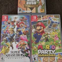 Switch Games $30 Each