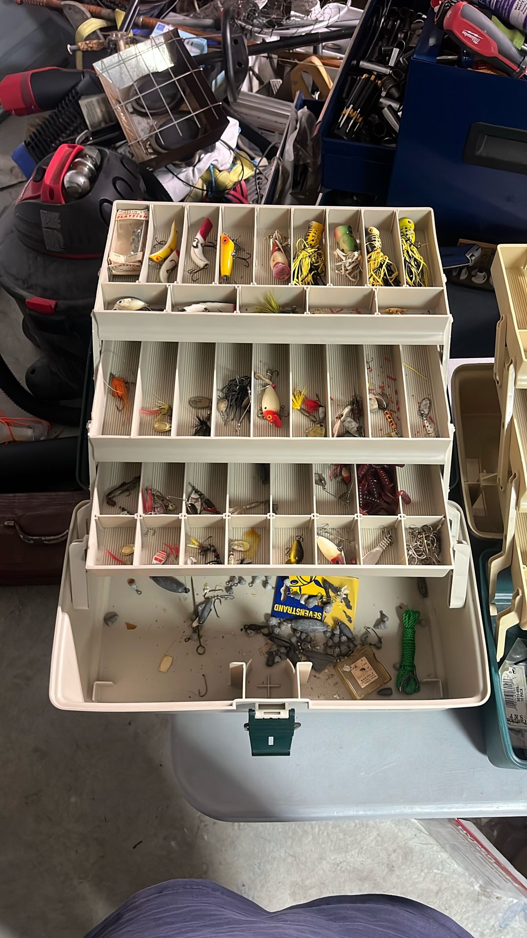 Tackle Box And Fishing Lures