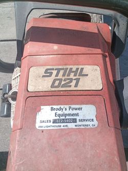 Sthil  021 chainsaw