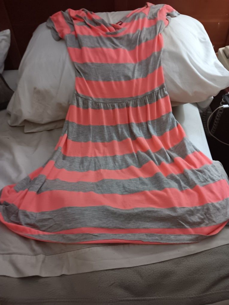 179 Woman's Striped Dress.