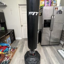 Freestanding Punching Bag w/ Everlast Gloves – Heavy Duty Boxing Set