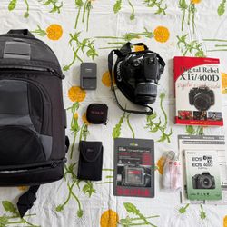 Canon Rebel Xti, Backpack Case, Accessories 