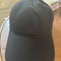 Kate Spade Black Baseball Cap