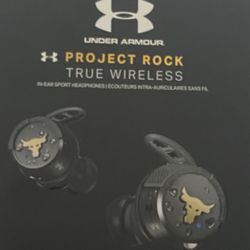 UA Project Rock True Wireless – Engineered by JBL In Ear Headphones