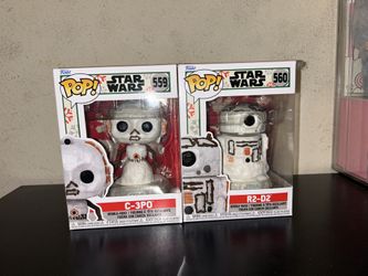 FUNKO POP: STAR WARS HOLIDAY: C-3PO & R2D2 SNOWMAN