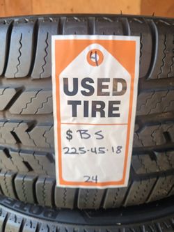 225 45 18 Bridgestone Tires