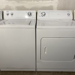 Admiral Washer And Whirlpool Electric Dryer 