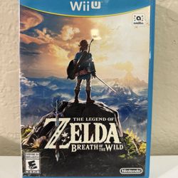 Nintendo Wii U Legend of Zelda Breath Of Wild