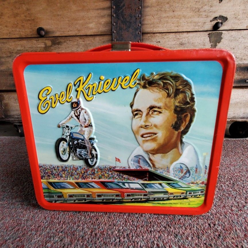 1974 Evel Knievel Lunch Box New for Sale in St. Petersburg, FL