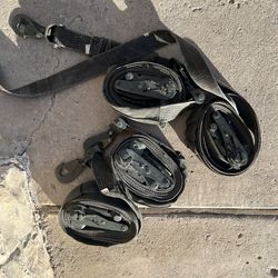 4 KINEDYNE HEAVY DUTY RATCHET STRAPS. 180 OBO