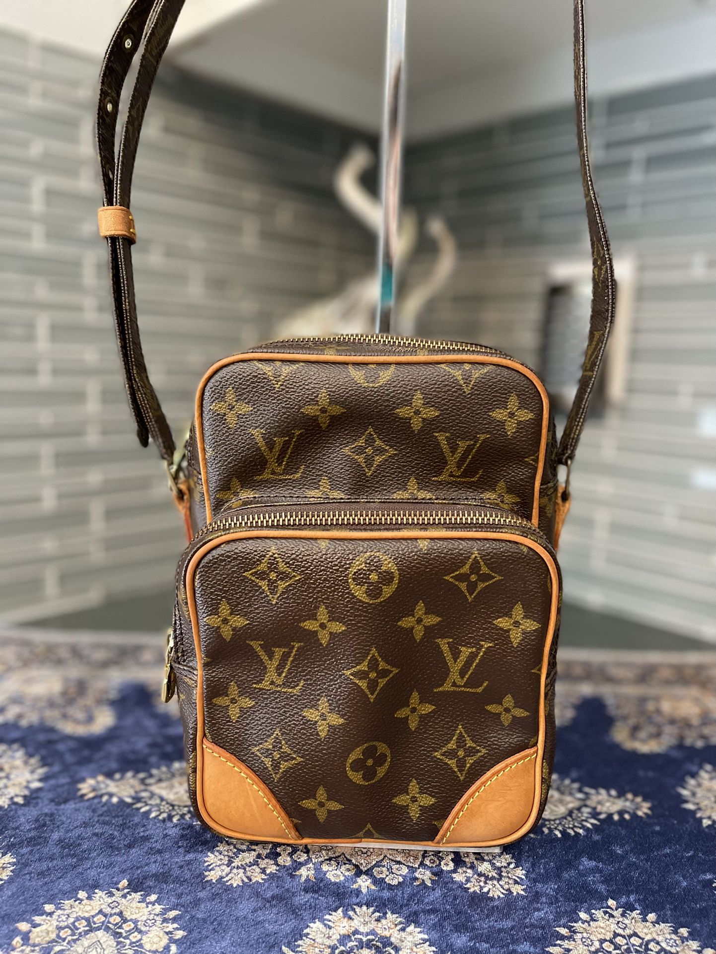 Louis Vuitton Amazon Monogram Crossbody Bag 