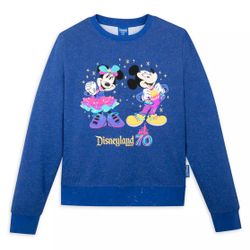 Mikey And Minnie Glitter Sweatshirt