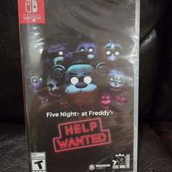 New Sealed Five Nights At Freddy's help wanted nintendo switch game