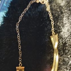 Sterling Silver Gold Plated Or Silver Three Strand Herringbone QVC Necklace Each