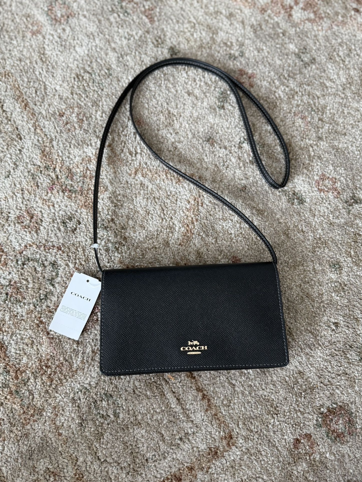 Authentic Coach Anna Foldover Crossbody Clutch