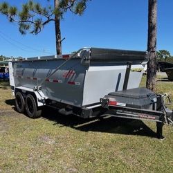 Horizon 7 x 14 High Side Dump Trailer 14k