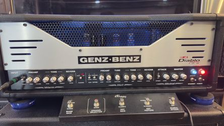 Genz-Benz el Diablo 100 w all tube guitar  amplifier Mr. scary mod!
