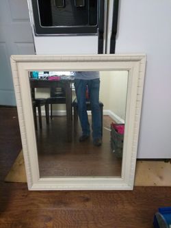 Old Copper Glass Mirror Could be Gold Plated 1962