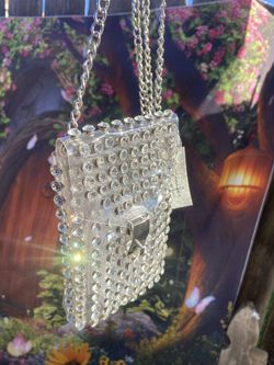 Jen & Co Rhinestone Acrylic Purse