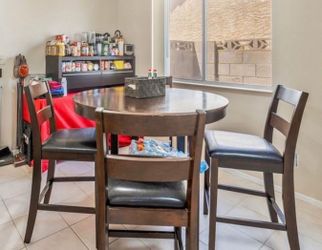 5 Piece Solid Wood Dining Table Set