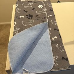 Washable Dog Pad  61” X 35” Gray