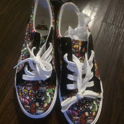 Super Mario Shoes Size 6 Youth Size