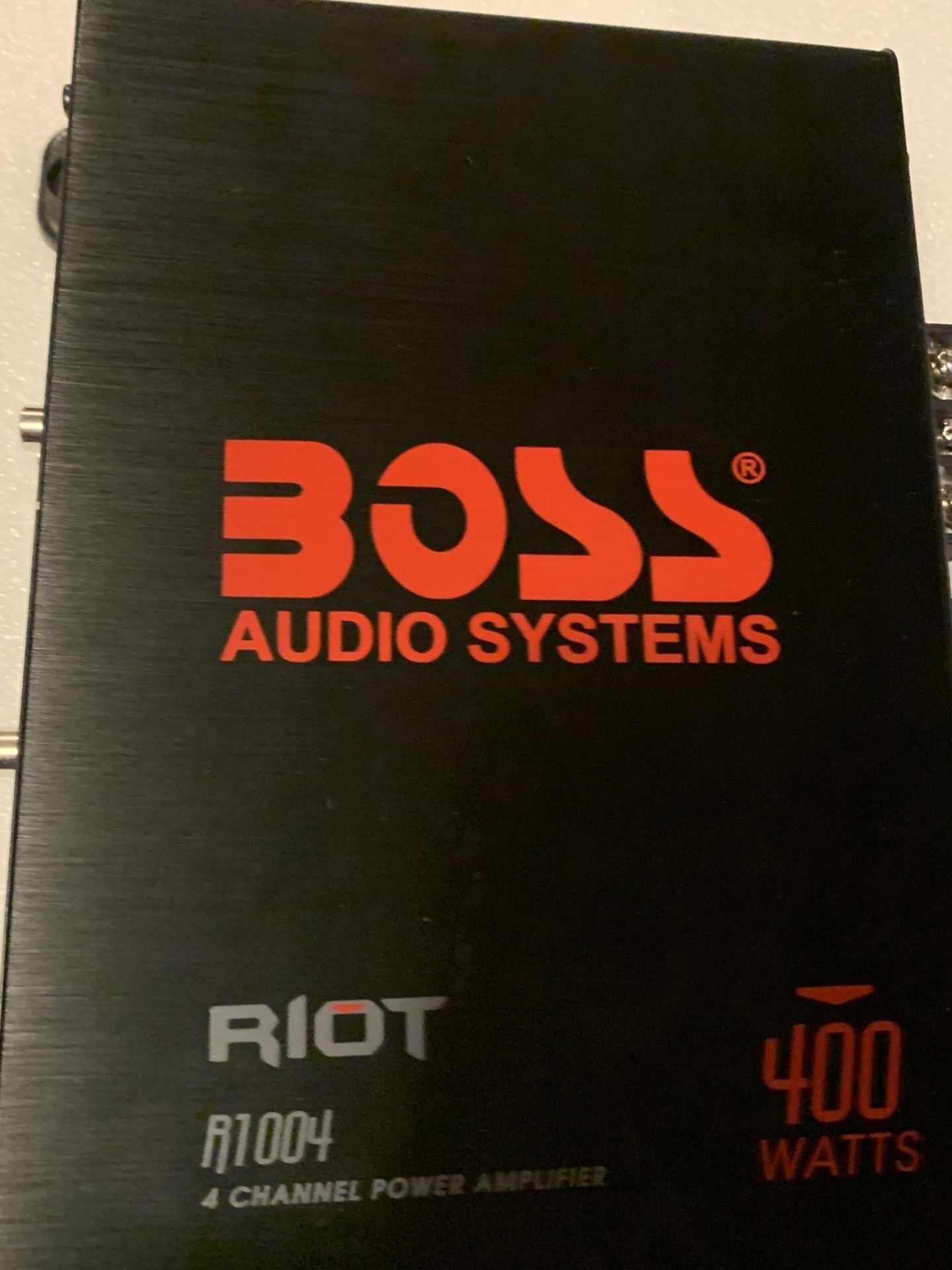 Boss Riot Amp , Car Amplifier