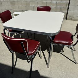 Pottery Barn 50’s Dining Set Table & Chairs ( Make Offer )