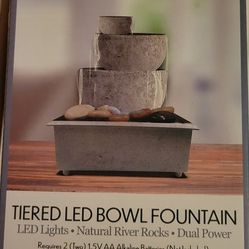 Tiered LED Bowl FOUNTAIN 