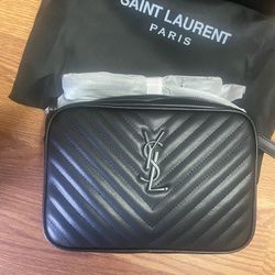 YSL Black Leather Bag