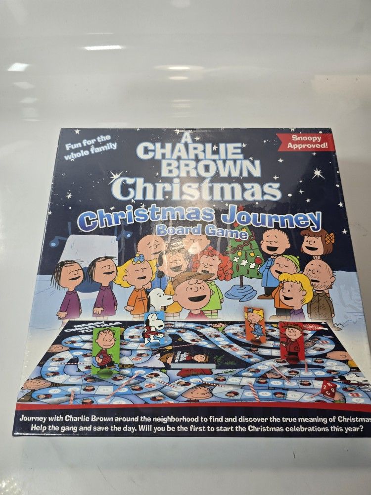 A Charlie Brown Christmas - Christmas Journey Board Game Rare NEW SEALED