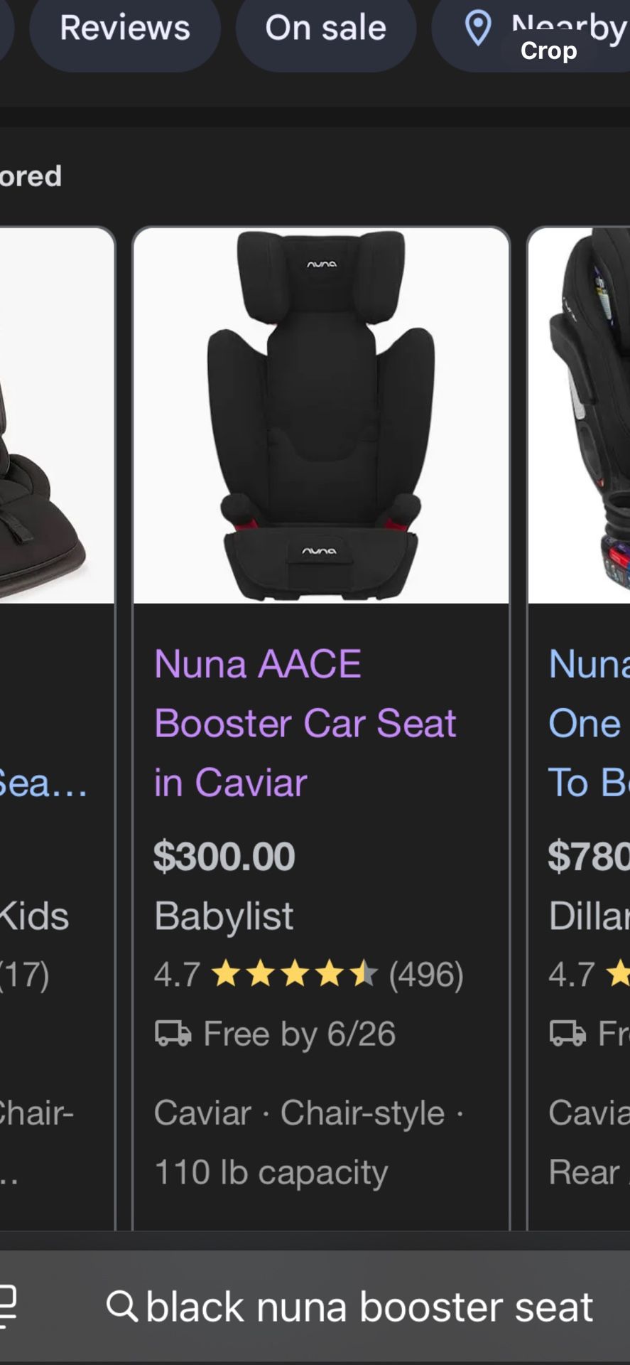 Nuna AACE Booster Car Seat