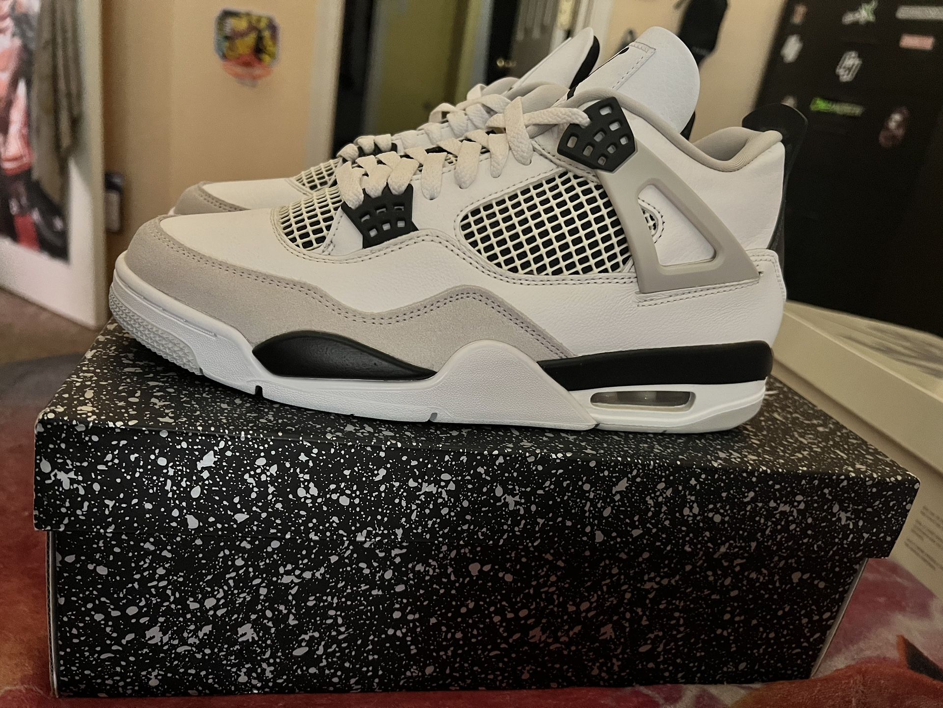 Air Jordan 4 Retro Military Black Size 10 Men $360