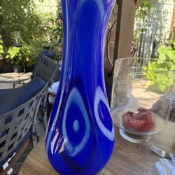 Large Murano Evil Eye, Glass, Vase, Dimensions, And Pictures