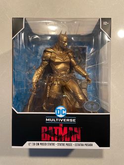 The Batman 12” Gold Statue Platinum Edition *MINT* McFarlane Toys Chase Variant Collection Walmart