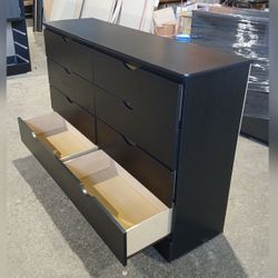 Eight drawers dresser with rails / 8 drawers dresser with rails
