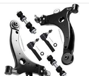 6pcs Front Suspension Kit Lower Control Arm And Ball Joints Outer Tie Rod Ends Sway Bar Links fit for Chevy Impala Monte Carlo for Buick Century LaCro