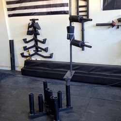 Old school 9 Barbell holder
