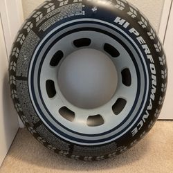 Patched - 32” Intex Monster Truck Tire Inflatable Pool Float Tube Swim Ring Lounge Raft