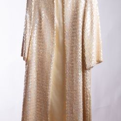 Sequin Coat Diamond White 