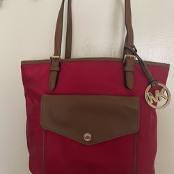 Beautiful Red Michael Kors Purse