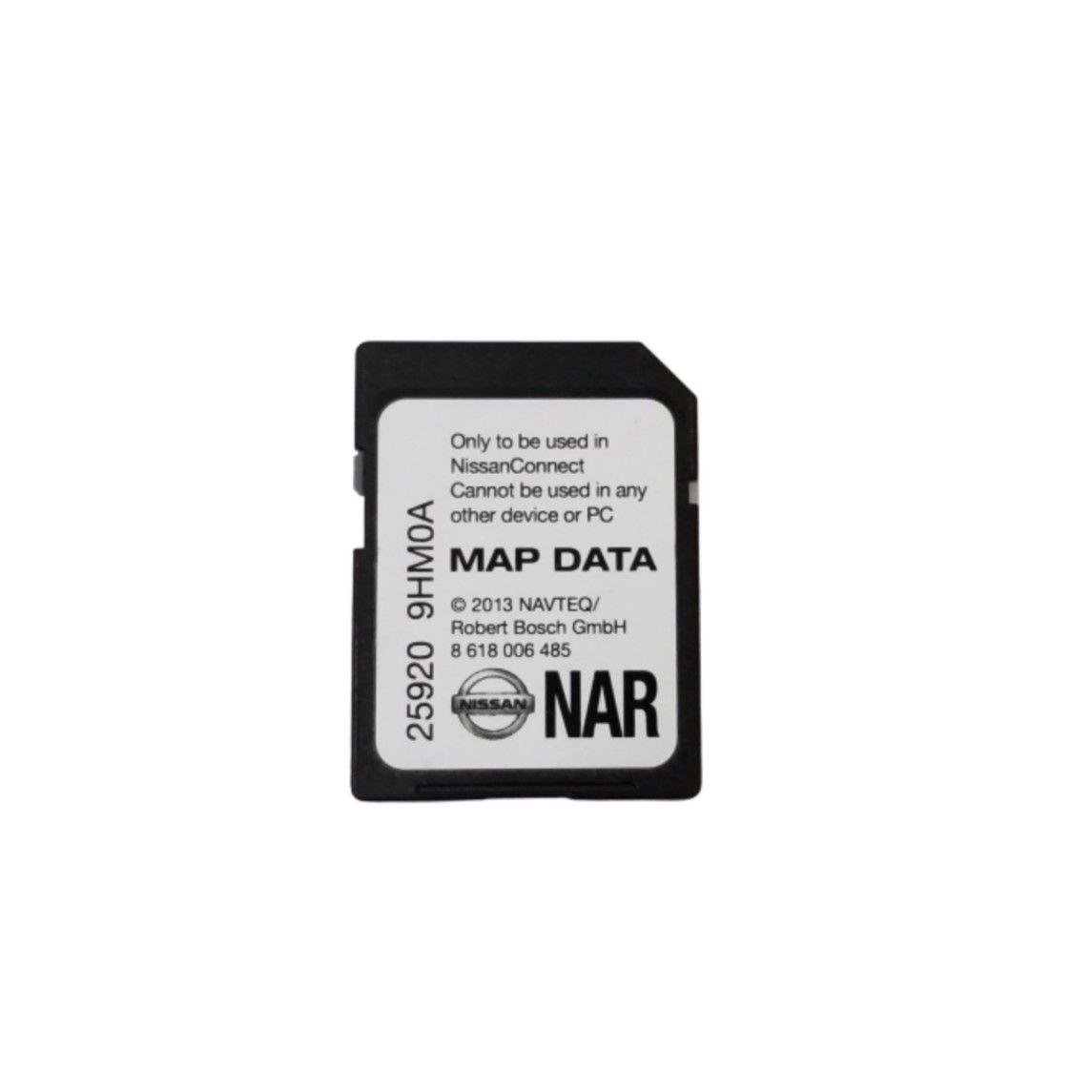 Authentic navigation map sd card