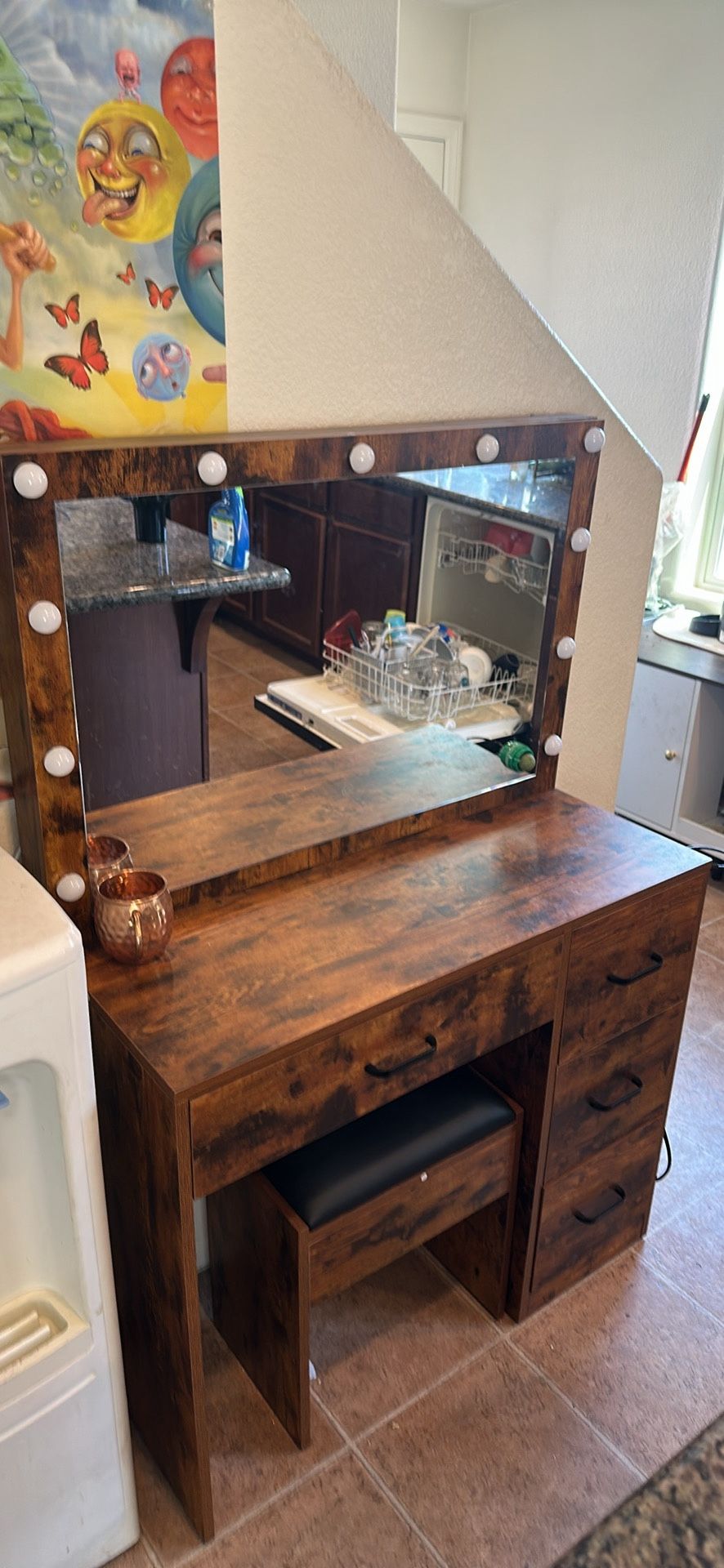 Vanity Makeup Mirror With Lights
