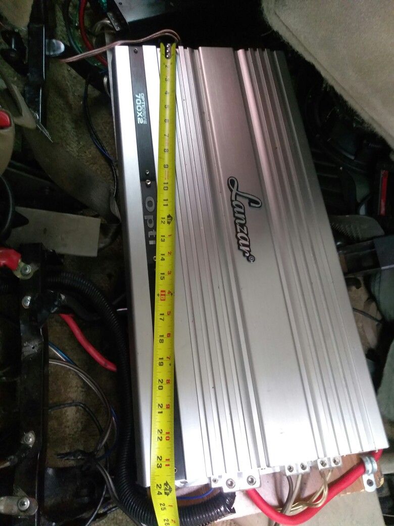 Lanzar opti 700x2 big boy amp 2800 watt amp