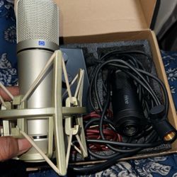 Two Microphones And Audio Interface 