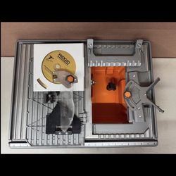 RIDGID 6.5-Amp 7 in. Blade Corded Table Top Wet Tile Saw 