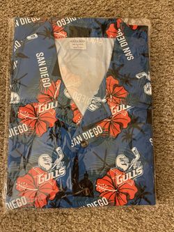 San Diego Gulls Hawaiian Shirt XL