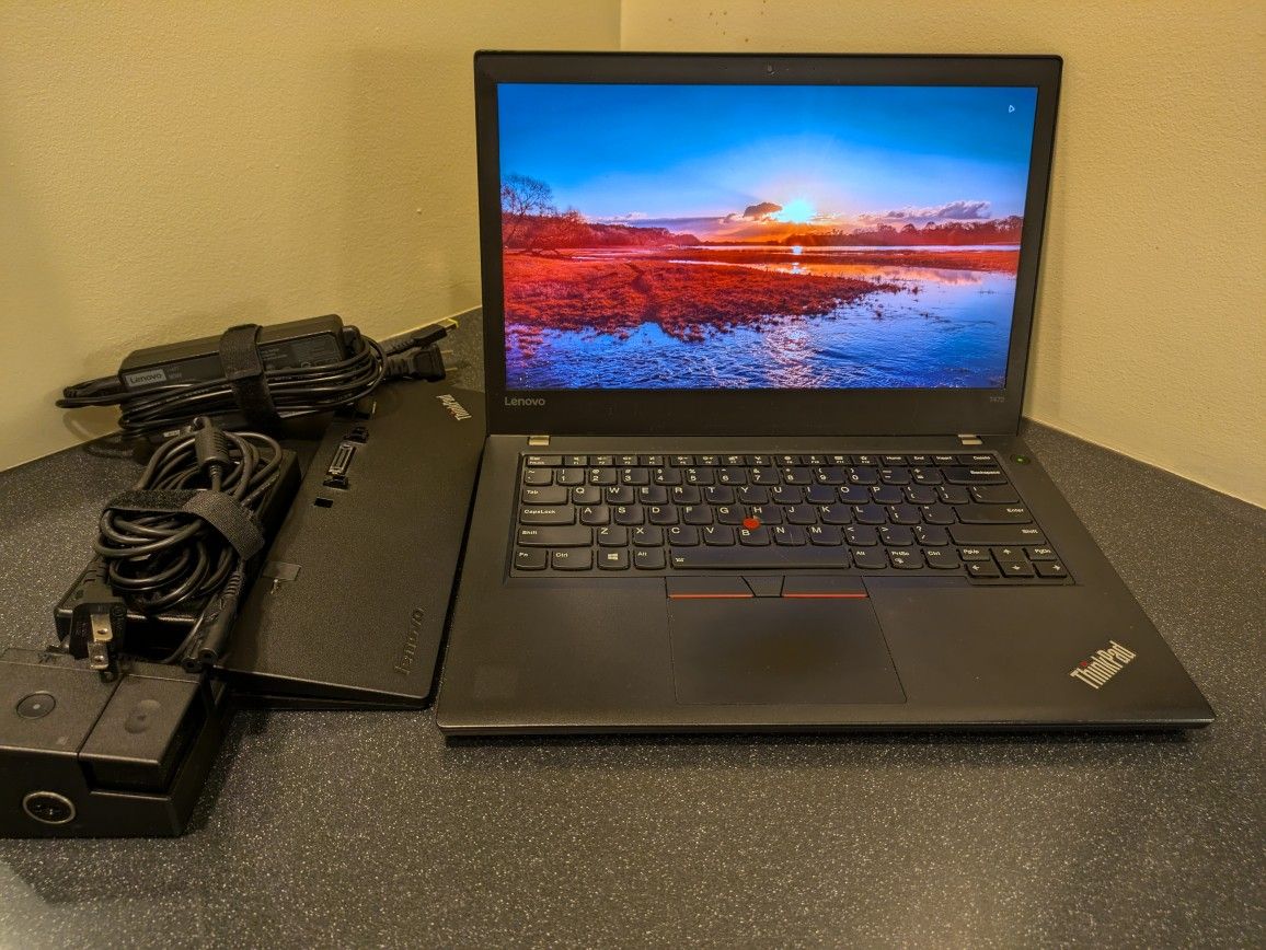 Lenovo T470 I5 16Gb 256Gb New Battery Dock 2xPSU